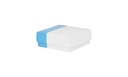 Cryobox, TENAK, 134 x 134 x 52 mm, PP coated surface, incl. 10 x 10, blue/orange