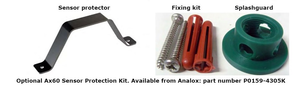 [6284265] Opt. Sensor Protector Kit Protector bar,splasguard