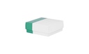 Cryobox, TENAK, 134 x 134 x 52 mm, PP coated surface, incl. 9 x 9, green/pink