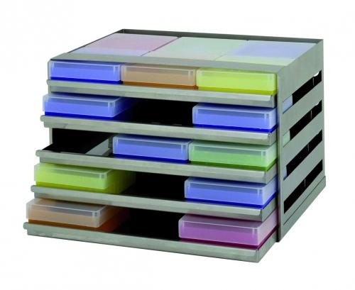 Drawer shelf B35-RS for B35 model -  5 shelves/30 boxes 52mm