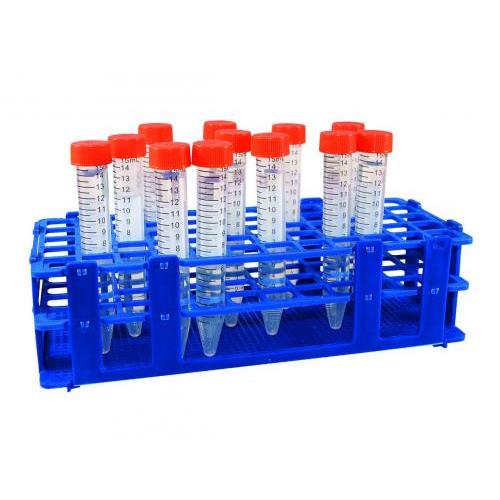 LLG-Test tube rack, white, PP for 40 tubes, Ø20 mm