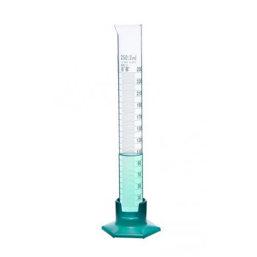 Vol.cylinder 10ml, high form glass, cl.B, white