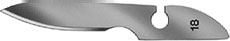 Scalpel blades unsterile No. 18