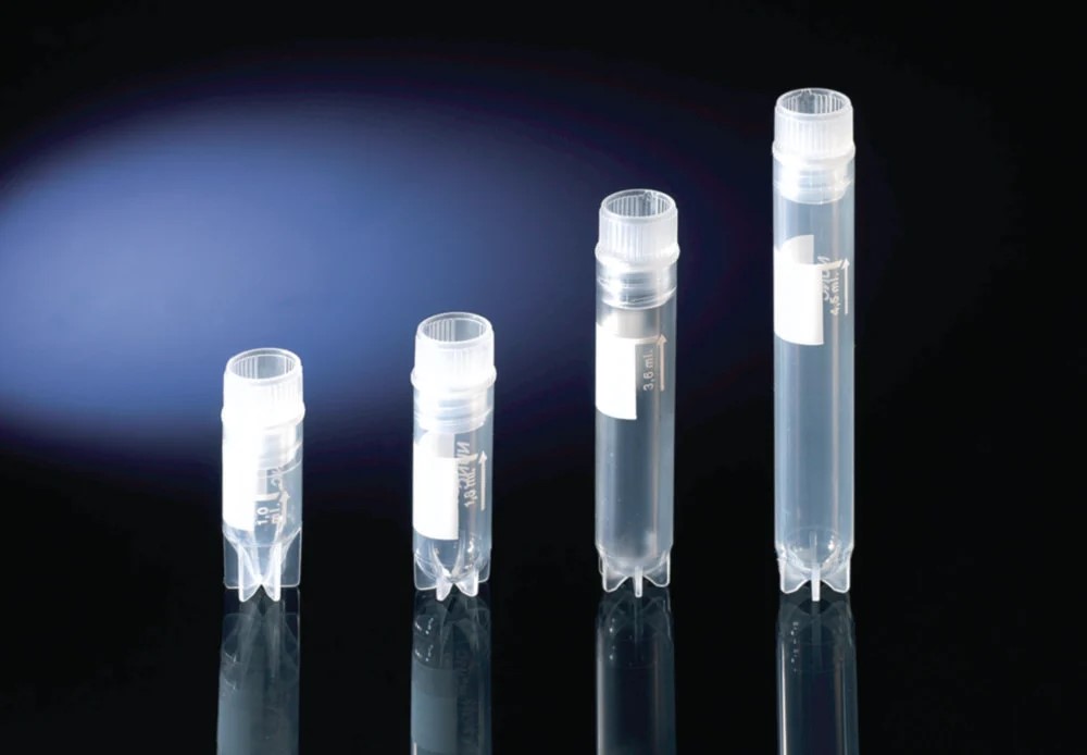Cryotube, Nunc, PP, sterile, int. thread, round star-shaped, 1,8 ml, 9 x 50 pcs.