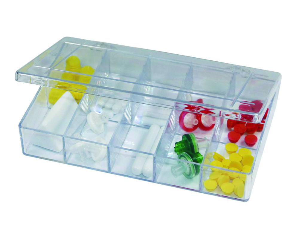 [6311019] Assortment box 105x170x32mm PS, 10 compartments