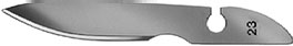 Scalpel blades unsterile No. 23