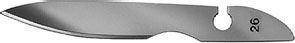 Scalpel blades unsterile No. 26