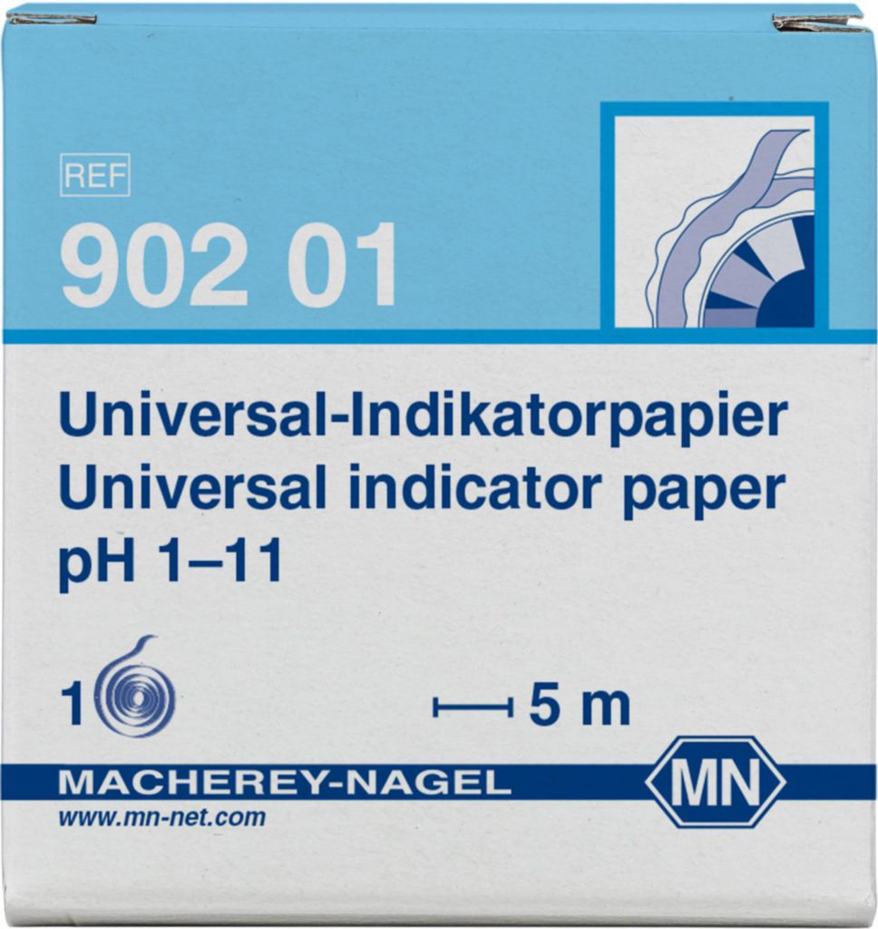 [1571811] pH indicator paper, Macherey-Nagel Universal, pH 1 - 11, 5 m