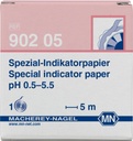 pH indicator paper, Macherey-Nagel Special, pH 0,5 - 5,5, 5 m