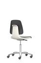Labsit, Leatherette, weels, white, 450-650 mm