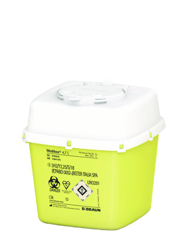 Medibox needle sampler, 4.8/5.7 L