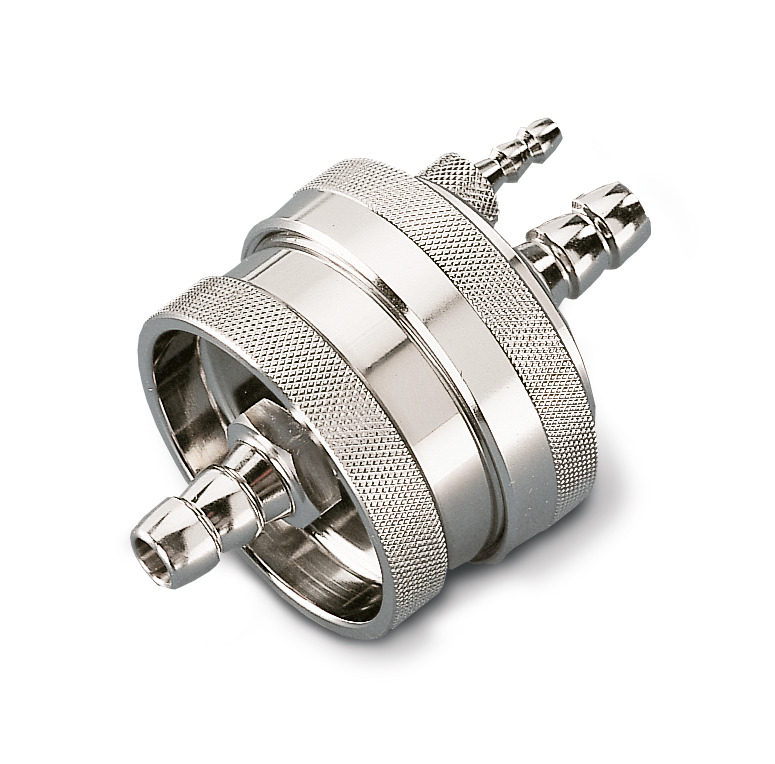 [1573850] In-line filter holder, Sartorius 16254, SS, Ø47 mm, for hoses DN10