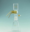 Filtration apparatus, complete, Sartorius 16309, glass, Ø47/50 mm, 250 mL / 1000 mL