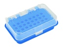 PCR rack, Heathrow Scientific, 32 places, PP, blue, 10 pcs