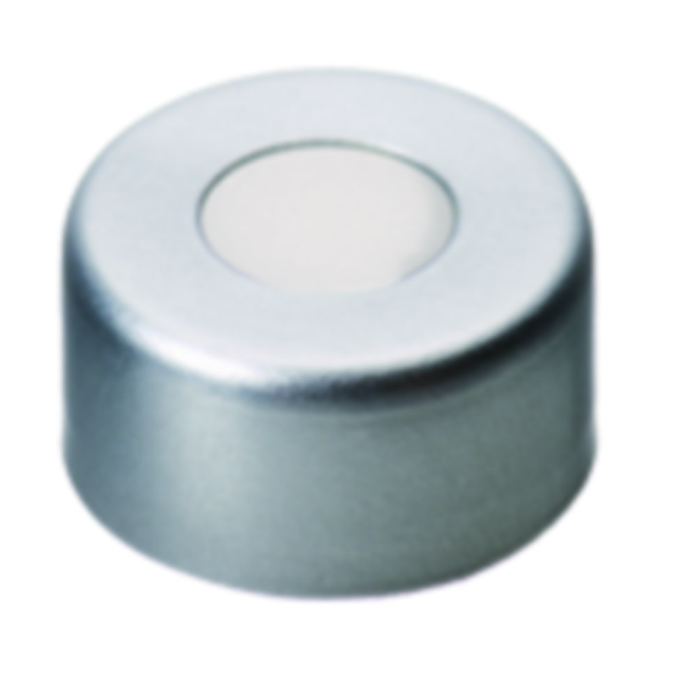 [1760113] Crimp seals, LLG, N 11, alu w. hole, silver, silicone/PTFE 45 A