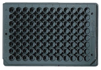 F96 MicroWell™ Plate, Nunclon™? , Black, with lid