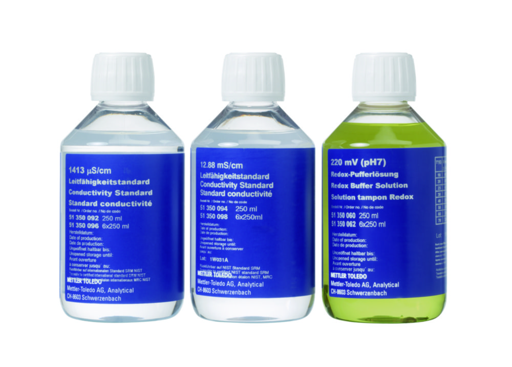 Conductivity Standard, Mettler-Toledo, 12.880 µS/cm, 250 mL, 6 pcs