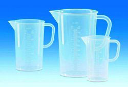 Measuring jugs, 250 ml, PP moulded graduation