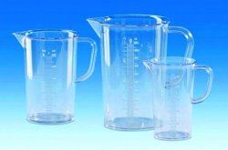 Measuring jugs, 3000ml, SAN, moulded graduation