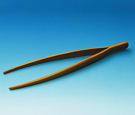 Forceps, POM, glass-fibre reinforced, blunt, 115 m