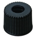 [7060421] Screw cap, LLG, N 8, black PP w. hole