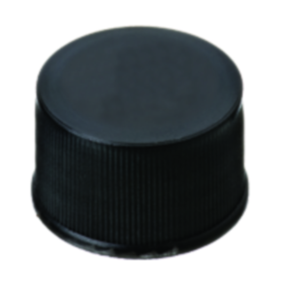 Screw cap, LLG, N 13, black PP