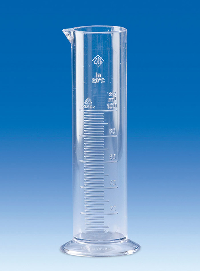 Measuring cylinders, 1000 ml, SAN