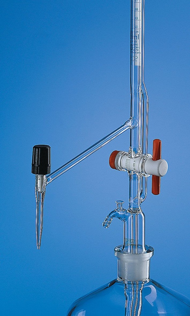 [7631635] Automatic burettes, borosilicate PTFE stopcock