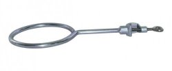 Retort ring 130 mm with bosshead, steel