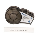 Tape, Brady 7425, 9,53 mm x 6,4 m. PP, -192°C, sort på hvid