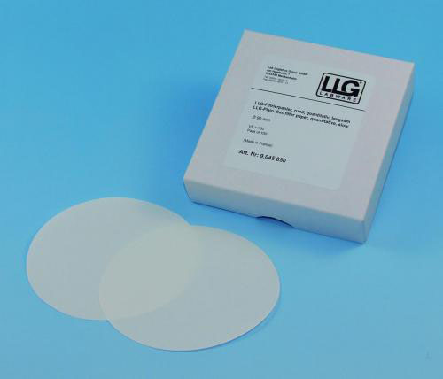 Filter circles, LLG, quantitative, medium, Ø125 mm, 5-8 µm, 100 pcs