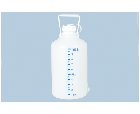 Aspirator bottle, PE, 10 L, w/o stopcock, UV-pro.