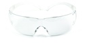 Safety glasses, 3M SecureFit 200, clear lens, blue, anti-fog