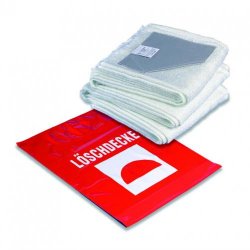 [9006902] Fire blanket, Jutec, 1800x1600 mm, glass fiber fabric