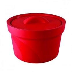 Icepan Magic Touch 2, 2.5 ltr., round, w/lid, red