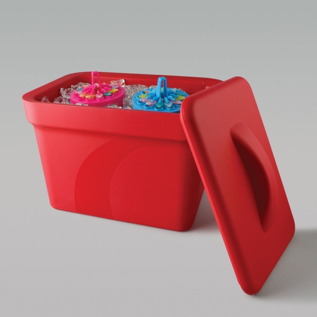 Midi Icepan Magic Touch 2, 4 ltr. with lid, red