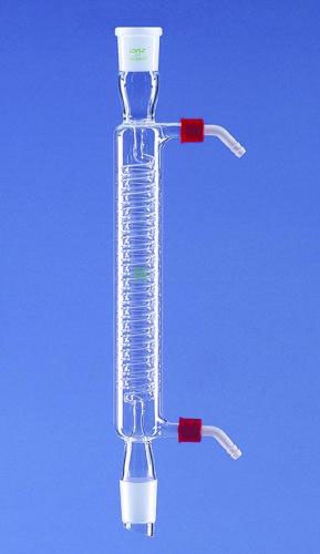 Spiral condensers, 250 mm with socket/cone NS 29/