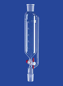 Dropping funnels, ground glass joint, cylindrical