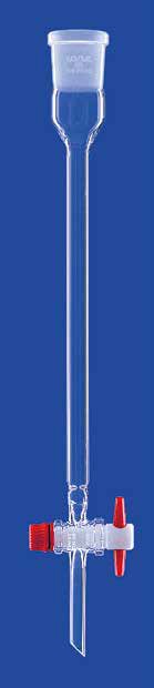 Chromatography column without frit, Lenz-Laborglas, NS 29/32, 600 mm, Ø30 mm, 430 mL