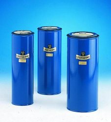 [9032019] Dewar flasks, cylindrical, met al casing with silv