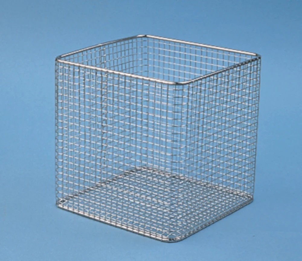 Baskets, stainless steel wire, polished, Width 12