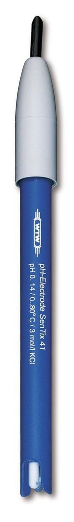 pH electrode, WTW SenTix 42, plastic, gel, NTC, BNC/4mm 1 m
