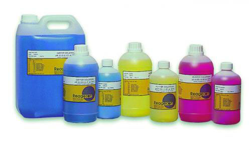 Buffer, Reagecon, pH 7,00 ± 0,01, 20 °C, yellow, 1 L