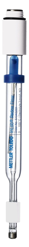 Redox electrode, Mettler-Toledo InLab Redox Flow, glass, ORP, w. sleeve, S7 wo. cable