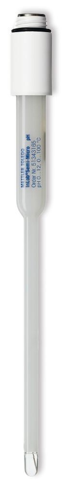 pH electrode, Mettler-Toledo InLab Semi-Micro, glass, gel, S7 wo. cable