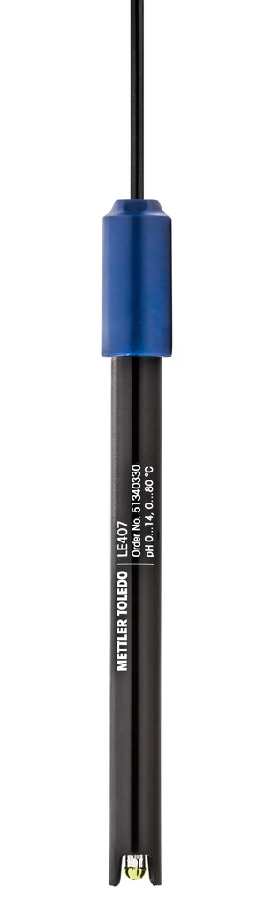 [9041619] pH electrode, Mettler-Toledo LE407, plastic, gel, BNC 1 m