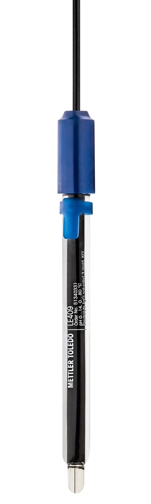 pH electrode, Mettler-Toledo LE409, glass, BNC 1 m