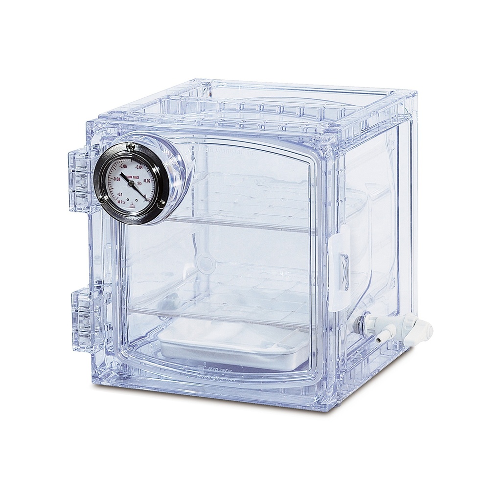 [9042769] LLG-Vacuum desiccator, cubic PC, 322x285x271mm