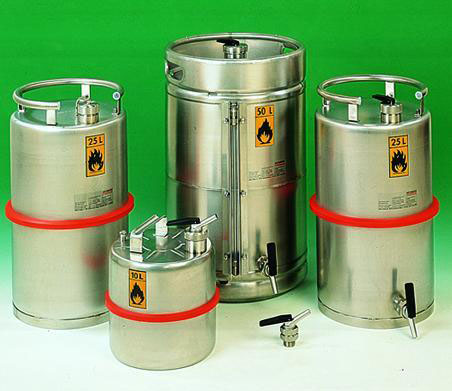 Safety storage vessel 25Z, 25 L, Ø315 mm, tap ¾"