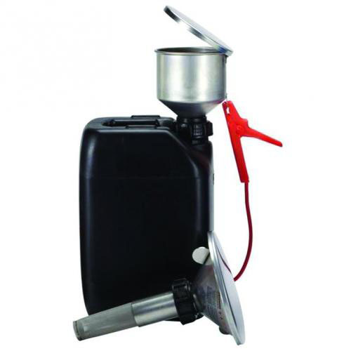 Safety funnel size 50, with PVC-closure, lid and